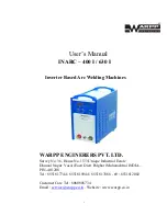 WARPP INARC-400 I User Manual предпросмотр