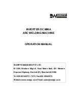 WARPP INARC IH SERIES Operation Manual предпросмотр