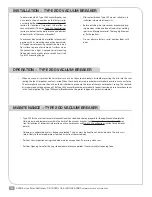 Preview for 4 page of Warren Controls 200 Installation, Operation & Maintenance Instructions Manual