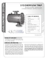 Preview for 1 page of Warren Controls 313 Installation, Operation & Maintenance Instructions Manual