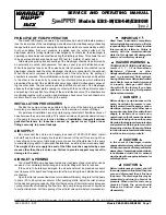 Preview for 1 page of Warren rupp SandPIPER EB3-M Service & Operating Manual