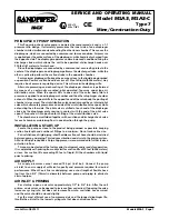 Preview for 3 page of Warren rupp SANDPIPER MSA3 Service And Operating Manual