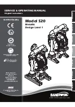 Warren rupp Sandpiper S20 Metallic Service & Operating Manual preview