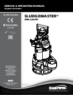 Предварительный просмотр 1 страницы Warren rupp SANDPIPER SLUDGEMASTER SMA3AM1 Service & Operating Manual