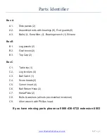 Preview for 3 page of Warrior Table Soccer SOCCER TABLE Assembly Instructions Manual