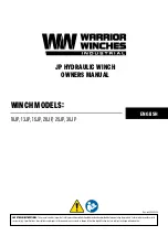 Preview for 1 page of Warrior Winches 10JP Owner'S Manual