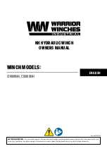 Warrior Winches C10000NH Owner'S Manual preview