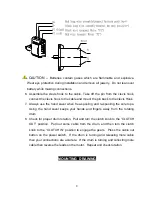 Предварительный просмотр 10 страницы WARRIOR 50SPA12 Assembly & Operating Instructions