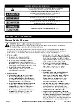 Preview for 2 page of WARRIOR 56434 Owner'S Manual & Safety Instructions