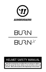 Preview for 1 page of WARRIOR Burn Safety Manual