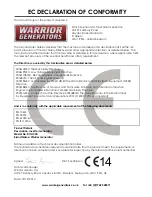 Preview for 1 page of WARRIOR DIG1500 Instruction Manual