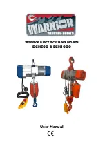 Preview for 1 page of WARRIOR ECH500 User Manual