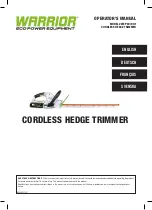 WARRIOR WEP8070HT Operator'S Manual preview