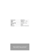 Preview for 16 page of Wartmann WM-1507 SV User Manual