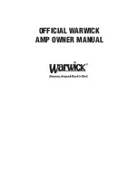 Warwick PRO FET 3.2 Owner'S Manual preview