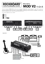 Preview for 1 page of Warwick ROCKBOARD MOD V2 Manual