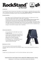 Preview for 2 page of Warwick RockStand RS 20800 Manuallines And Instructions For Security And Use