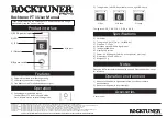 Preview for 2 page of Warwick Rocktuner PT 1 User Manual