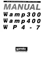 Предварительный просмотр 1 страницы Warwick Wamp 300 User Manual