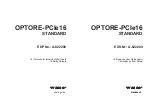 Wasco OPTORE-PCIe16 STANDARD User Manual предпросмотр