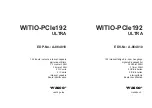 Preview for 1 page of Wasco WITIO-PCIe192 ULTRA User Manual