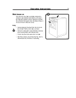Предварительный просмотр 23 страницы Wascom EMERALD W105ES Operating & Maintenance Manual