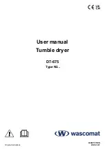 Preview for 1 page of Wascomat D7-675 User Manual