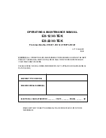 Wascomat EX-12 HI-TEK Operating & Maintenance Manual preview