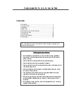 Preview for 4 page of Wascomat FL 125 HI-TEK Operating & Maintenance Manual