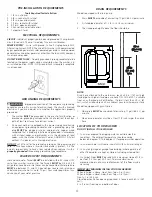 Preview for 4 page of Wascomat Full Size Tumble Action Washer Installation And Safety Instructions