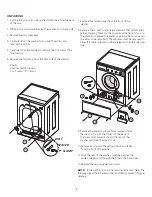 Preview for 6 page of Wascomat Full Size Tumble Action Washer Installation And Safety Instructions