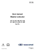 Wascomat H7-75 User Manual preview