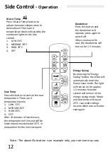 Предварительный просмотр 14 страницы washloo Side Control User Manual