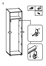 Предварительный просмотр 10 страницы WASHTOWER 70-186-17 Assembling Instruction