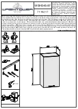 WASHTOWER WSHS45-87 Assembling Instruction preview