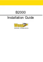 Wasp B2000 Installation Manual preview
