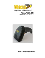 Wasp WDI4200 Quick Reference Manual предпросмотр