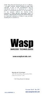 Предварительный просмотр 38 страницы Wasp WDI9600 Quick Reference Manual