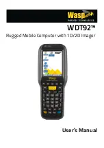 Wasp WDT92 User Manual preview