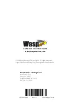 Предварительный просмотр 180 страницы Wasp WDT92 User Manual