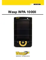 Preview for 1 page of Wasp WPA 1000II User Manual