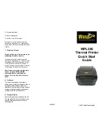 Wasp WPL205 Quick Start Manual предпросмотр