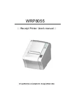 Предварительный просмотр 1 страницы Wasp WRP8055 User Manual