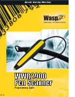 Wasp WWR2900 Programming Manual preview