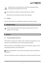 Preview for 8 page of Wassermann Dental-Maschinen 169991 User Manual