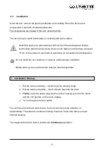 Preview for 8 page of Wassermann 149996 User Manual