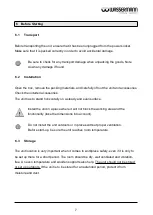 Preview for 7 page of Wassermann Polyquick 160-T120 User Manual