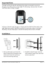 Предварительный просмотр 4 страницы Wasserstein Solar Charging Bracket for Ring Video Doorbell 2nd... Manual