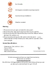 Preview for 4 page of Wasserstein Solar Panel Compatible with Logitech Circle... User Manual