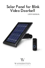 Wasserstein Solar Panel for Blink Video Doorbell User Manual preview
